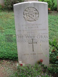 TRINCOMALEE WAR CEMETERY - FOSTER, CHARLES